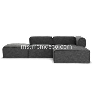 Quadra Carbon Grey Right Soap Sectional